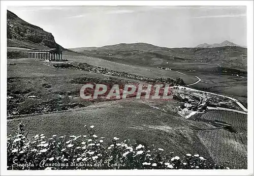 Moderne Karte Dintorni Del Tempio Di Segesta