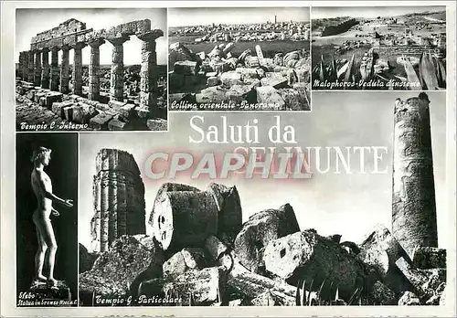 Cartes postales moderne Selinunte Multivue