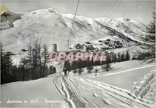 Cartes postales moderne Sestriere Panorama