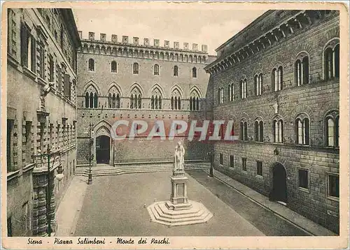 Cartes postales moderne Siena Piazza Salimbeni Monte dei Paschi