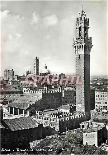 Cartes postales moderne Siena Panorama veduts da S Martino