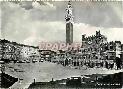 Moderne Karte Siena Il Campo La Place principale de la ville