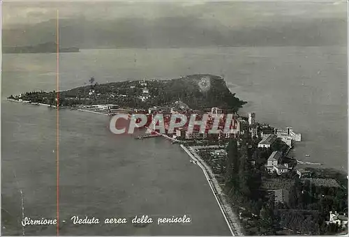 Cartes postales moderne Sirmione Veduta aerea della penisola