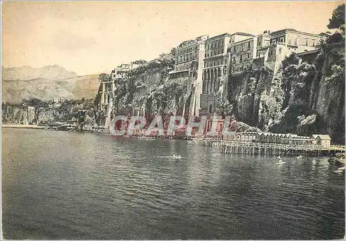 Moderne Karte Sorrento Hotel Tramontano et Plage