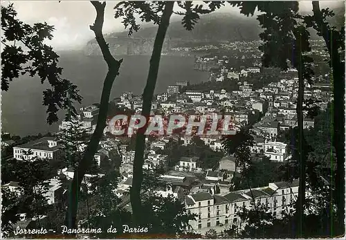 Moderne Karte Sorrento Panorama de Parise