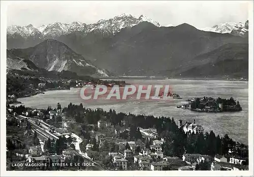 Cartes postales moderne Lago Maggiore Stresa e Le Isole Lac Majeur Stresa et les Ilesa