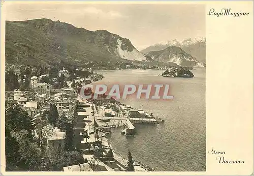 Cartes postales moderne Lago Maggiore Stresa Borromeo