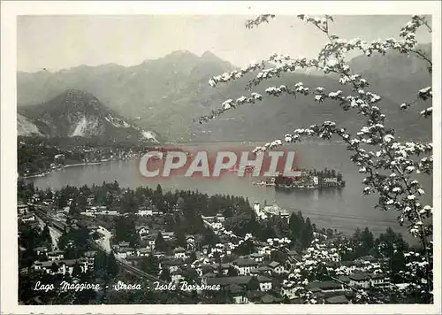 Moderne Karte Lago Maggiore Stresa Isole Borromeo