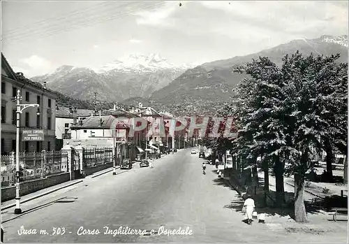 Cartes postales moderne Susa Corso Inghilterra e Ospedale