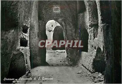 Moderne Karte Siracusa Catacombe di S Giovanni Catacombes de St Jean