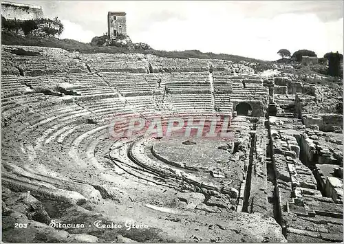 Moderne Karte Siracusa Teatro Greco