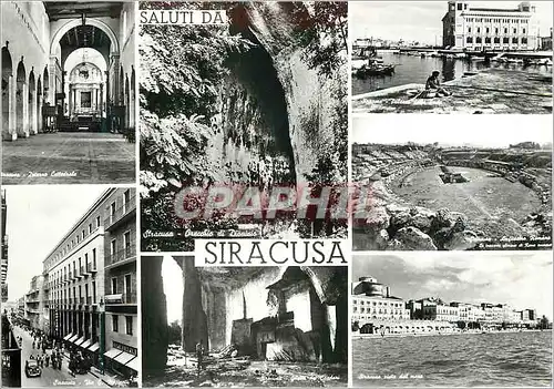 Cartes postales moderne Siracusa Saluti Da