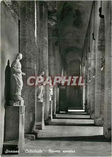 Cartes postales moderne Siracusa Cattedrale Navata sinisatra Cathedrale Nel gauche