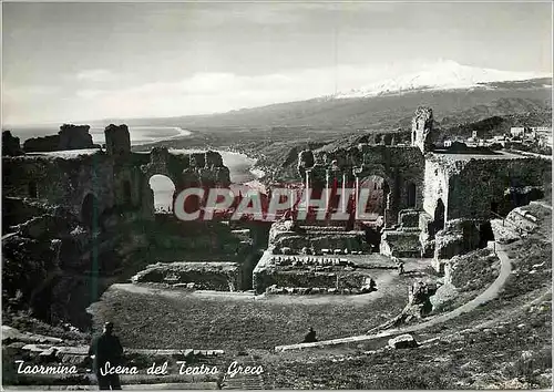 Cartes postales moderne Taormina Scena del Teatro Greco Scene du Theatre Greque