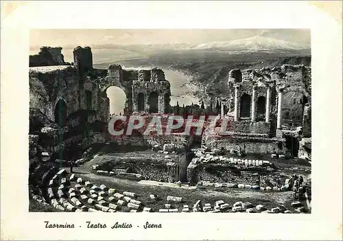Cartes postales moderne Taormina Teatro Antico Scena
