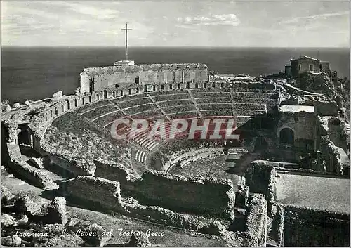 Cartes postales moderne Taormina La Cavea del Teatro Greco Le Cavee du Theatre grec