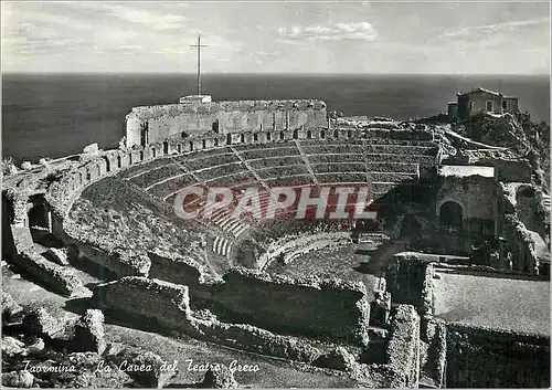 Moderne Karte Taormina La Cavea del Teatro Greco Le Cavee du Theatre grec