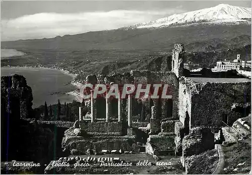 Cartes postales moderne Taormina Teatro greco Particolare della scena Theatre Greque Detail de la Scene