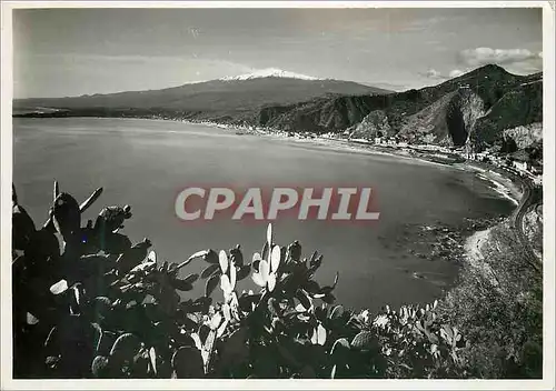 Cartes postales moderne Taormina La rada e l'Etna