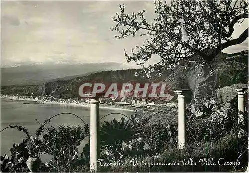 Cartes postales moderne Taormina Vista panoramica dalla Villa Caronia