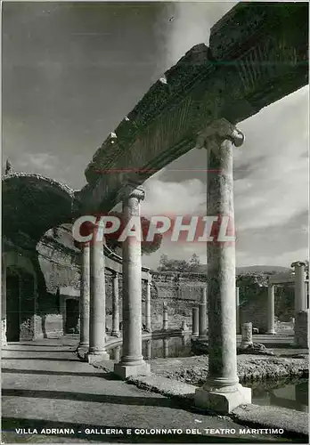 Moderne Karte Villa Adriana Galleria E Colonnato Del Teatro Marittimo