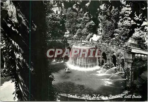 Moderne Karte Tivoli Villa d'Este La Fontaine d'Ovato