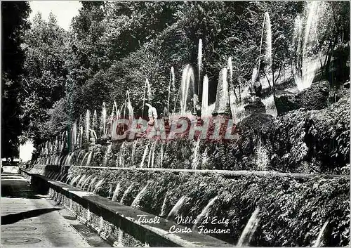 Cartes postales moderne Tivoli Villa d'Este Cento Fontane A Hundred Fountains Maintes Fontaines 100 Springbrunnen