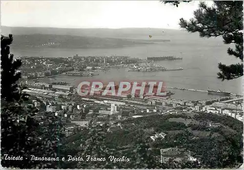Cartes postales moderne Trieste Panorama e Porta Franco Vecchio Panorama et le Port frane
