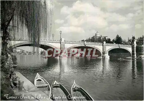 Cartes postales moderne Torino Ponti sul Po e Monte dei Cappuccini
