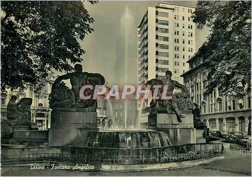 Moderne Karte Torino Fontana Angelica La Fontaine Angelica