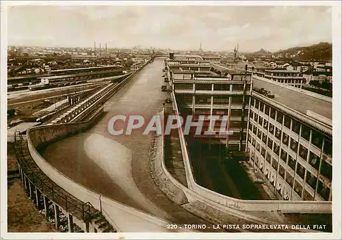 Moderne Karte Torino La Pista Sopraelevata Della Fiat