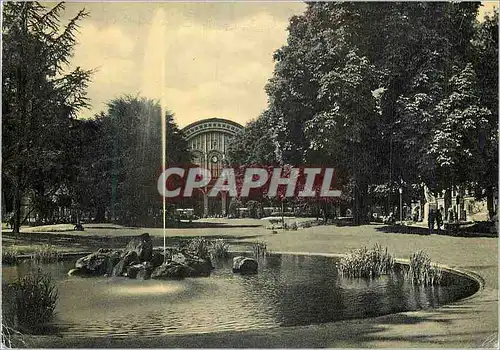Cartes postales moderne Torino Jardins de la Place Carlo Felice et gare