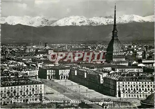 Cartes postales moderne Torino Scarcio Panoramico e Piazza VIttorio Veneto