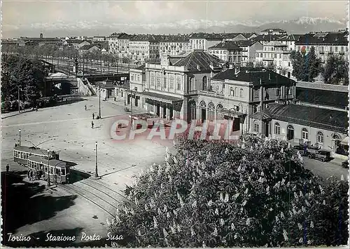 Cartes postales moderne Torino Stazione Porta Susa Tramway