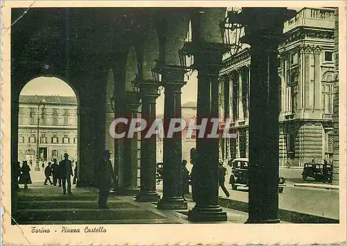 Moderne Karte Torino Piazza Castello