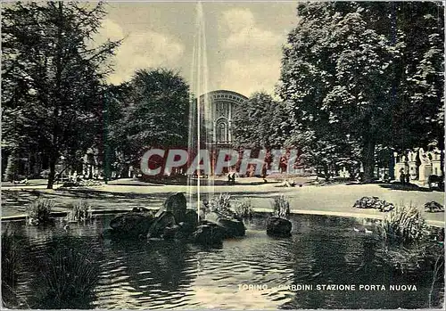Cartes postales moderne Torino Giardini Stazione Porta Nuova Jardins de la Gare Porta Nuova