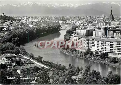 Moderne Karte Torino Panorama