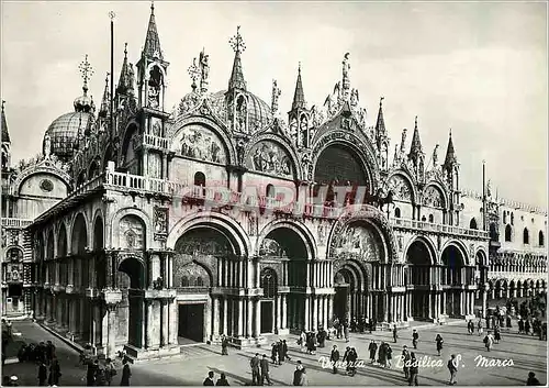 Cartes postales moderne Venezia Basilica S Marco Basilic Saint Marcus
