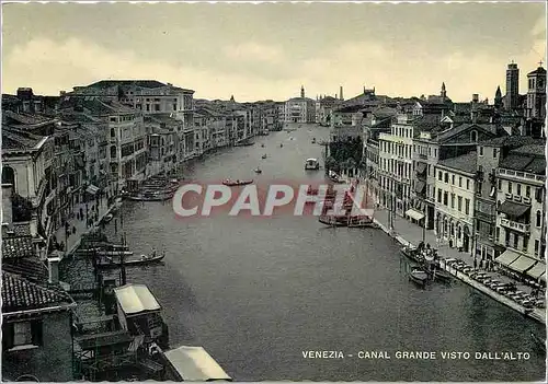 Cartes postales moderne Venezia Canal Grande Visto Dall Alto Le Grand Canal vu du haut Bateaux