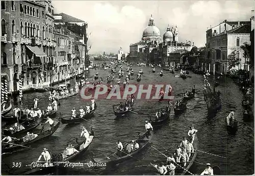 Cartes postales moderne Venezia Regata Storica Regale historique Bateaux
