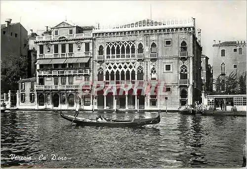 Moderne Karte Venezia Ca D'Oro Bateau