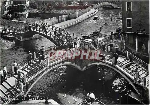 Cartes postales moderne Venezia Les Trois ponts
