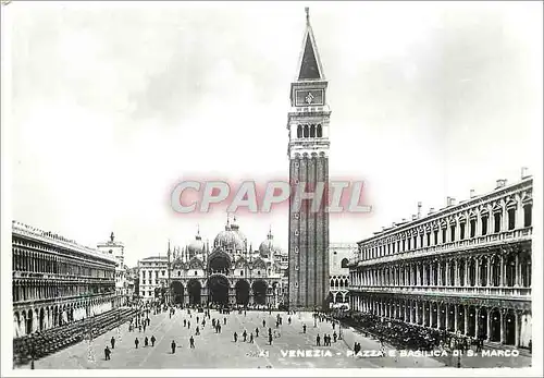 Cartes postales moderne Venezia Piazza e Basilica D S Marco