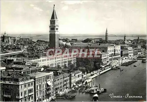 Moderne Karte Venezia Panorama Bateaux