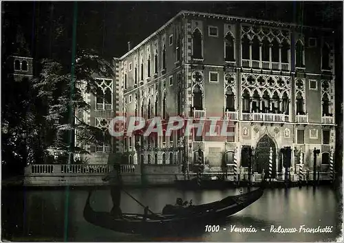 Moderne Karte Venezia Palazzo Franchetti Bateau