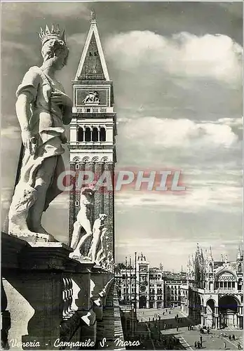 Cartes postales moderne Venezia Campanile S Marco