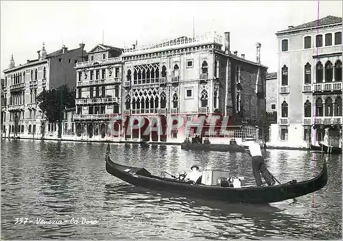 Cartes postales moderne Venezia Ca Doro Bateau