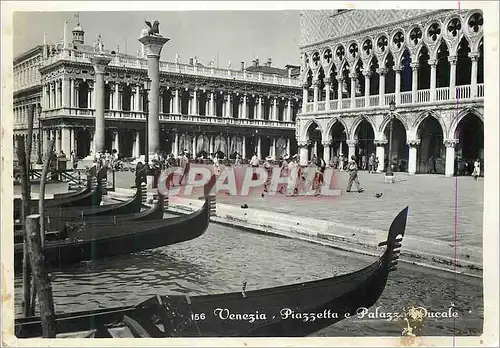Cartes postales moderne Venezia Piazzetta e Palazzo Ducale Bateaux