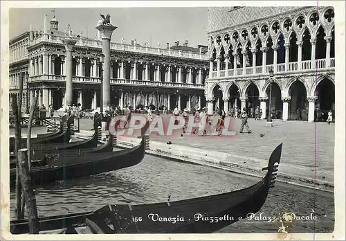 Moderne Karte Venezia Piazzetta e Palazzo Ducale Bateaux