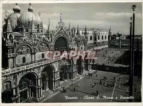 Cartes postales moderne Venezia Chiesa S Marco e Piazzetta